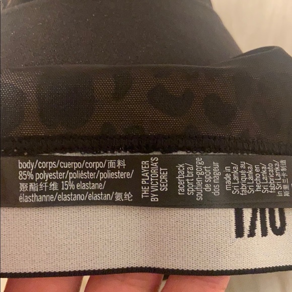 NWT Victoria’s Secret Sport Bra cheetah racer back - Picture 3 of 4